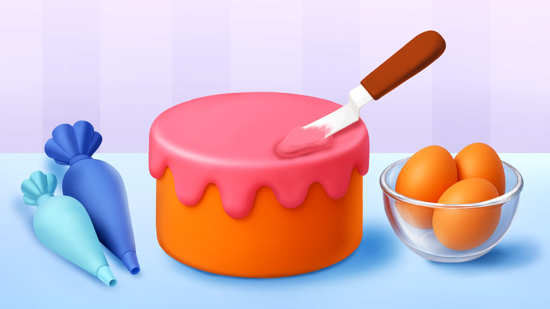 Kids Cake Maker Cooking games screenshot