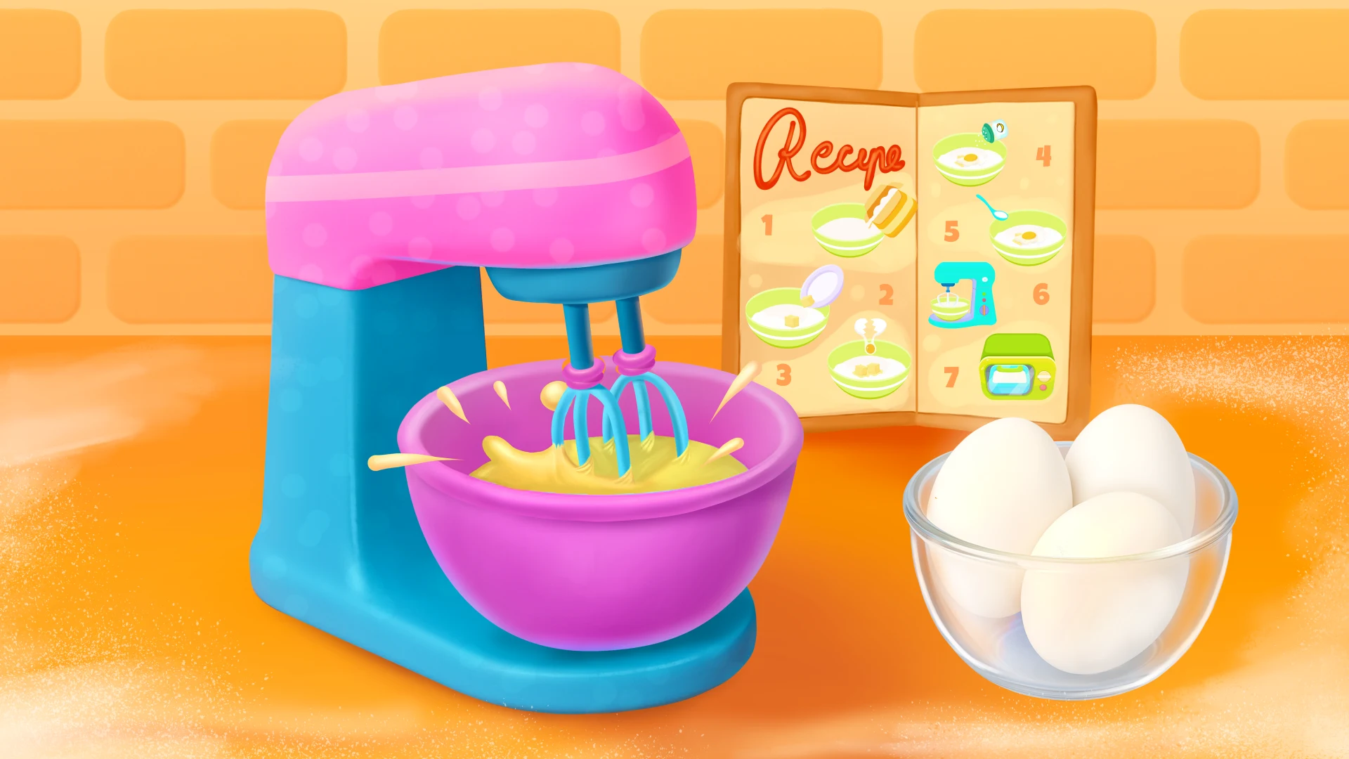Kids Cake Maker Cooking games screenshot